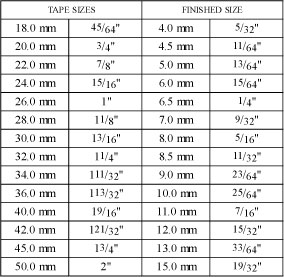 Size Table