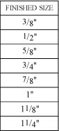 Size Table