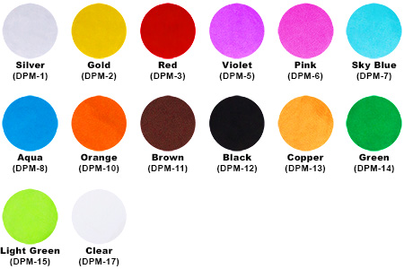 Metallic Flex Colour Chart