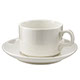 Co-m Cup saucer and spoon Co-m Cup saucer and spoon