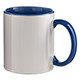 M-003 White Mug Coloured Interior and Handle