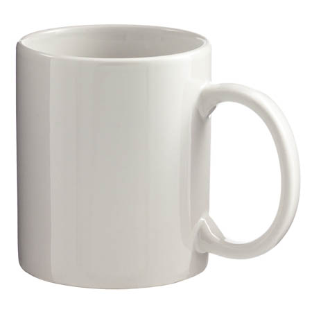 M-01 White Ceramic Mug