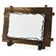 SH-38 Small Rectangular Rock Photo Wooden Frame
