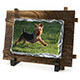 SH-38 Small Rectangular Rock Photo Wooden Frame