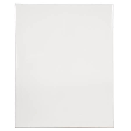 T White Ceramic Bevelled Tile